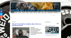 Desktop Screenshot of bodybuildingbih.com